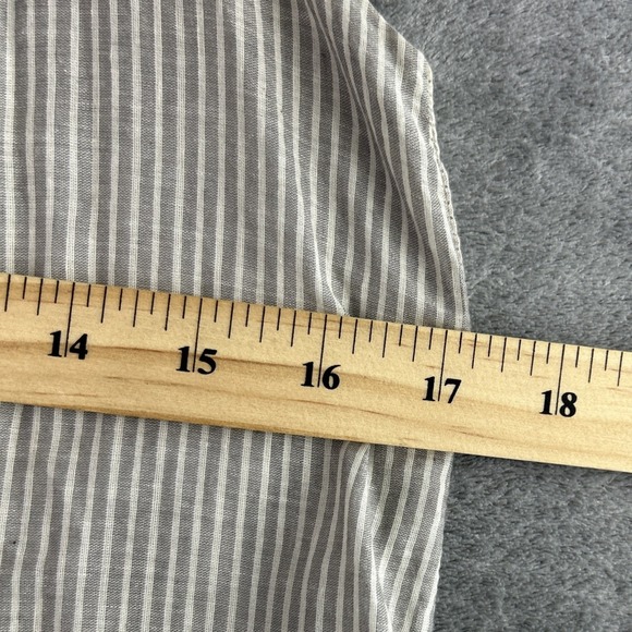 THML XS Sleeveless Embroidery Tassels Sun Dress Trim Grey Stripe Boho Festival - Picture 5 of 10